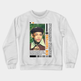 Kpop Designs V BTS Crewneck Sweatshirt